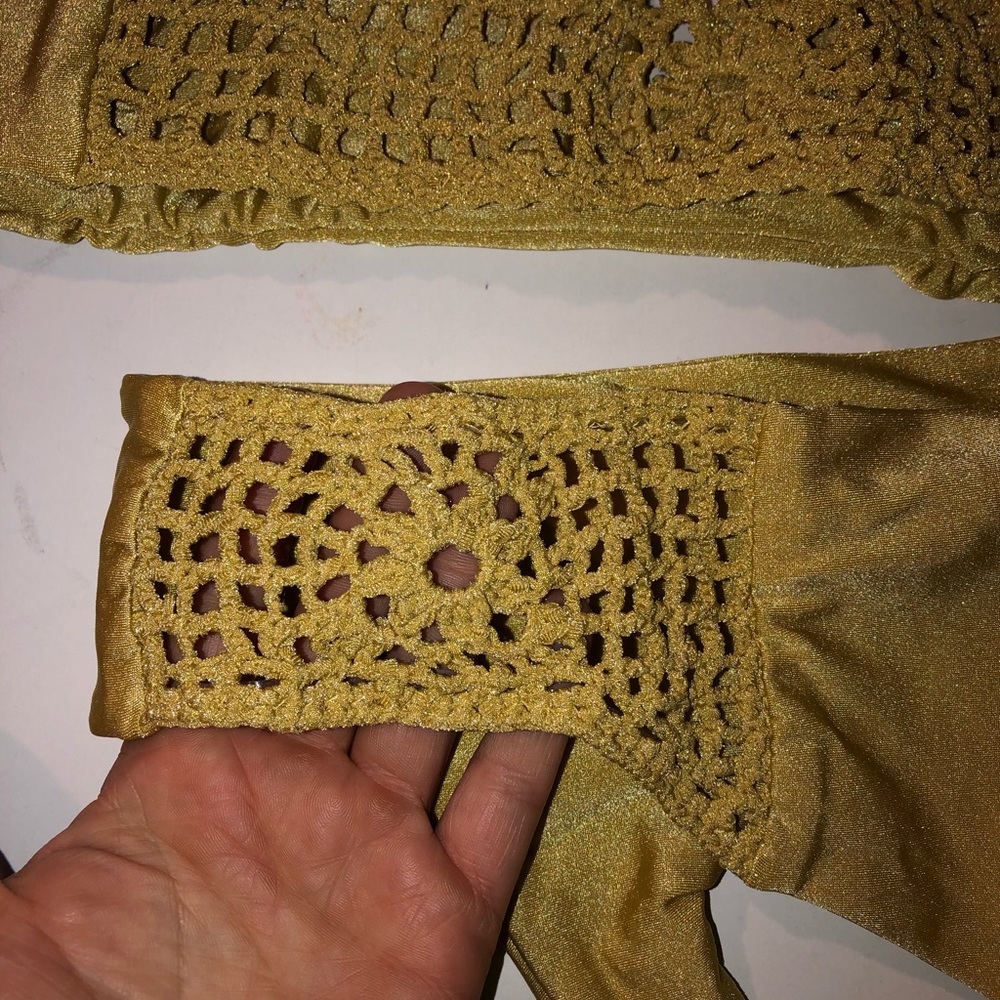 🎊HOST PICK🎊 Frankies bikinis koa two piece gold L - Picture 11 of 16